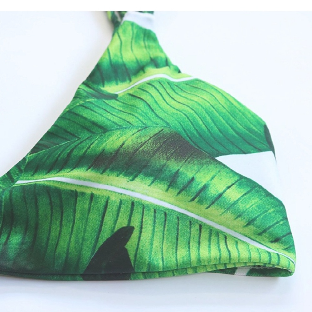 Palm Leaf Print Bikini - Picture 7 of 8